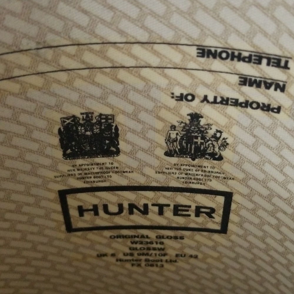 Hunter rain boots - Picture 4 of 4